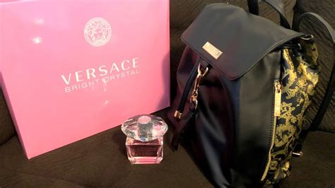 free gift with versace perfume|Versace backpack gift with purchase.